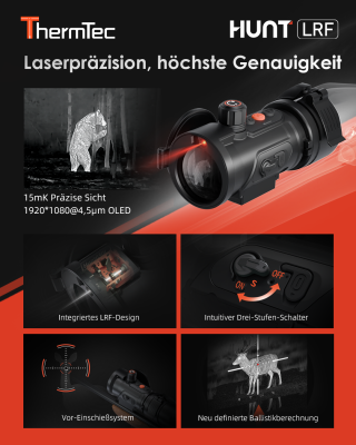 Wärmebild-Präzision in der Nacht: Das neue ThermTec Hunt 650L LRF im ausführlichen Praxistest - ThermTec Hunt 650L LRF Test: Wärmebildvorsatz mit Ballistik