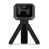 Garmin Xero C2 Chronograph mit Tripod aufgestellt
