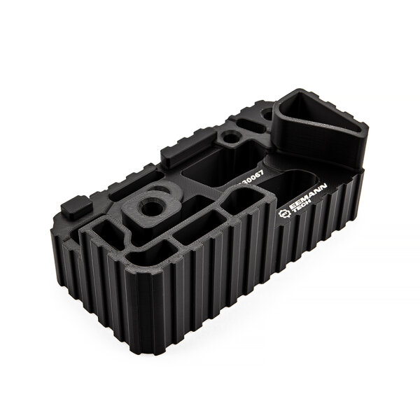 Eemann Tech Bench Block für CZ P-10 Frames Frontansicht
