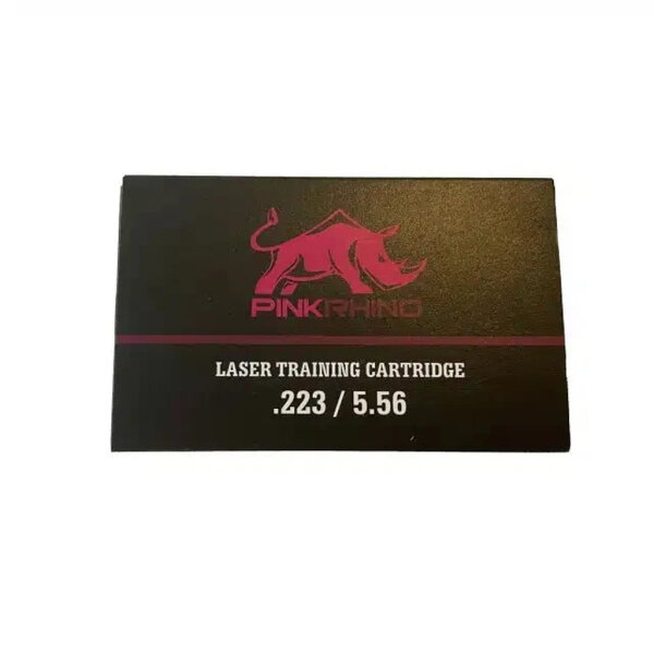 Pink Rhino Laserpatrone .223 5.56 Frontansicht –...